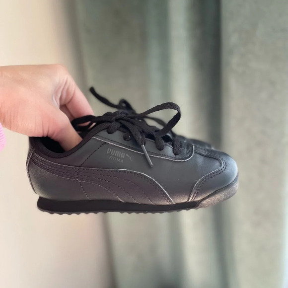 Puma Roma Toddler Sneaker - Black - Size 10C - Picture 1 of 12